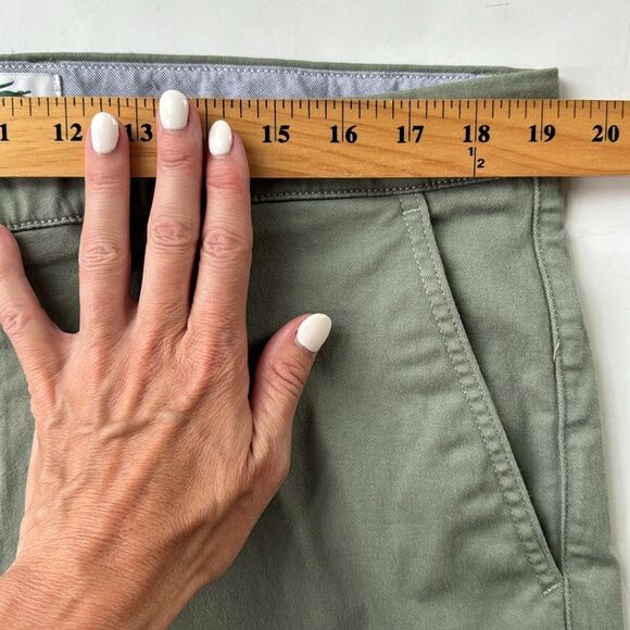 Lacoste Men's Size 38 Slim Fit Stretch Gabardine Bermuda Shorts 10” Inseam Chino - Picture 9 of 11